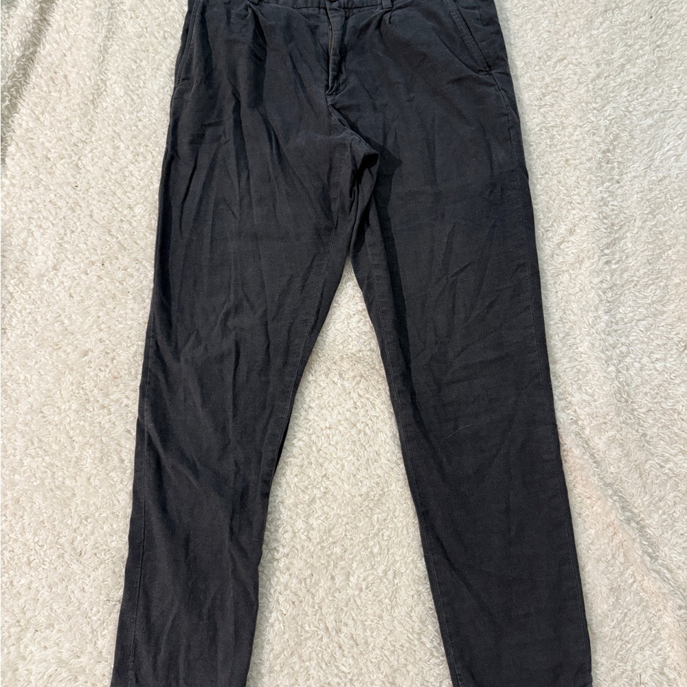 Brooks Brothers Men's Dark Gray Chinos